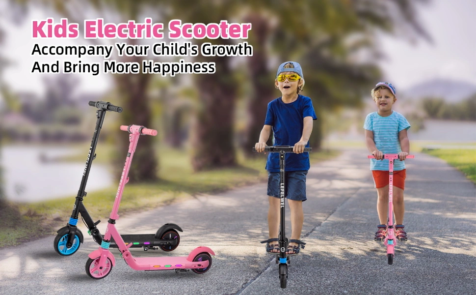 6-15 Years Old Kids Personality Electric Scooter 2 in 1 Two Wheels Scooter